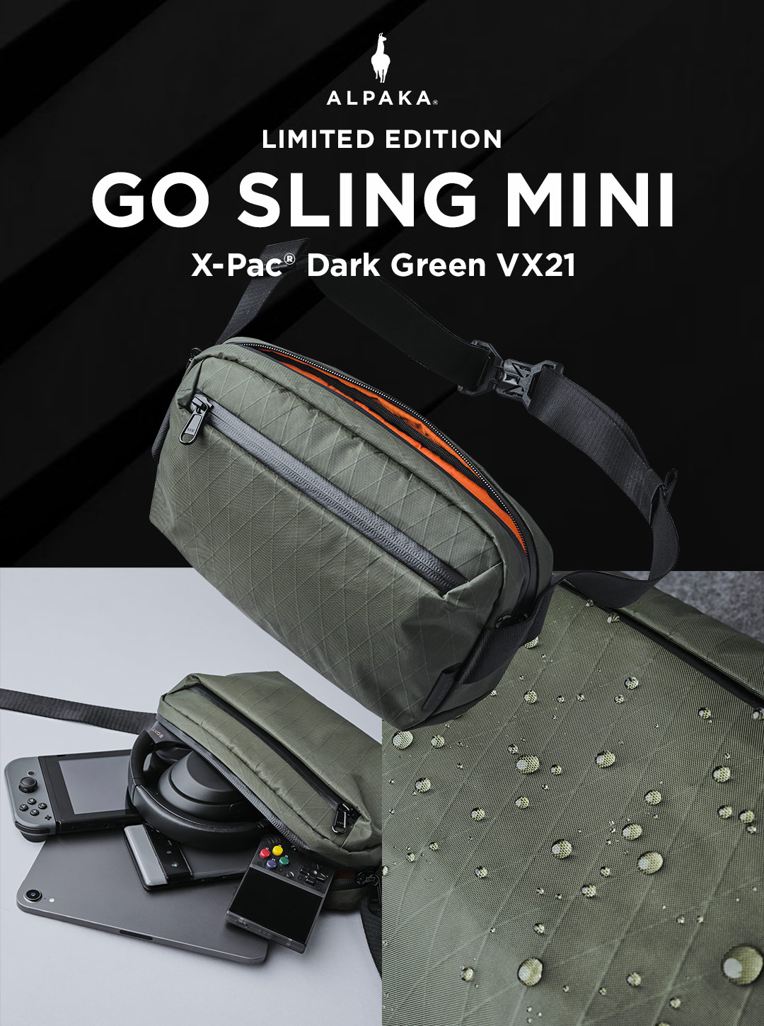 ALPAKA NEW Arrival Limited Edition Go Sling Mini Milled