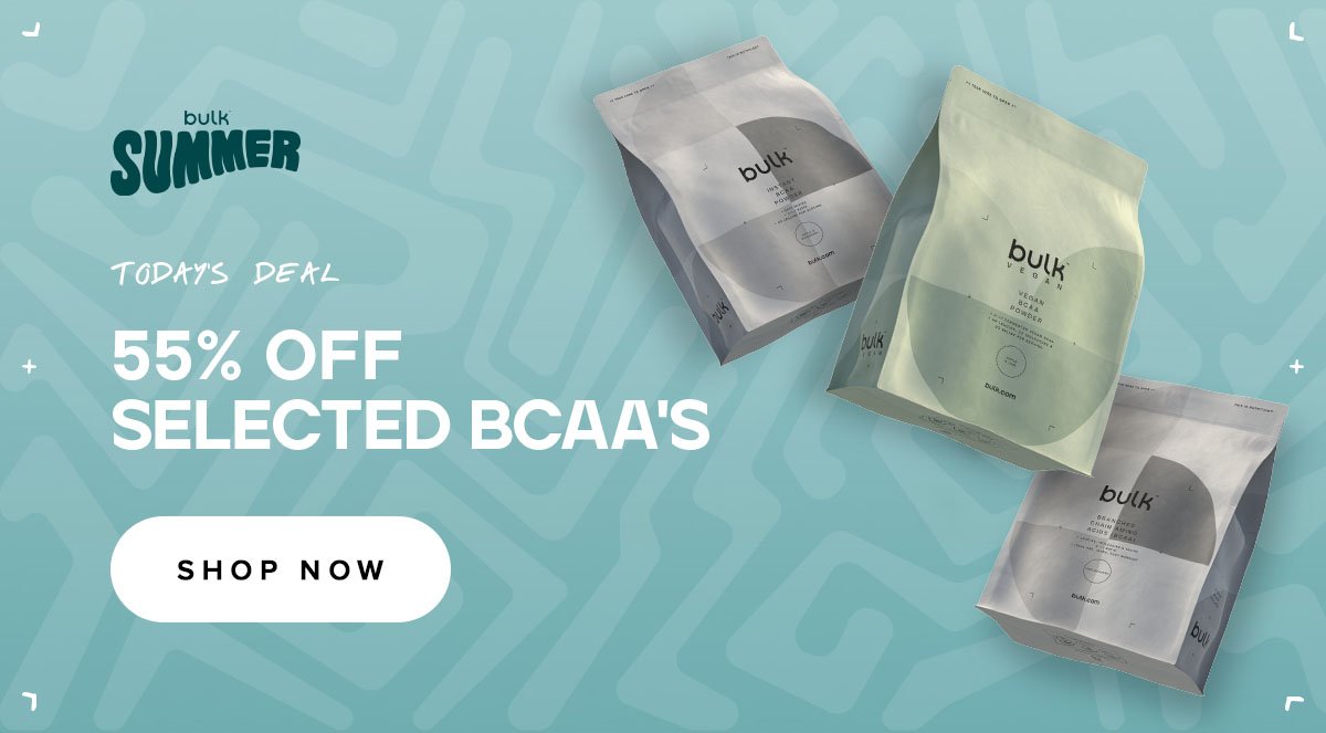 55% off Selected BCAAs