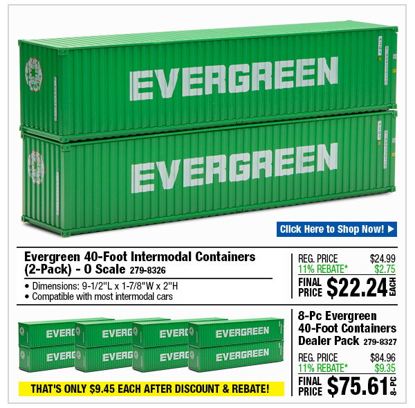Menards Intermodal Menards: NEW! O Scale Intermodal Containers at a Great Price! | Milled