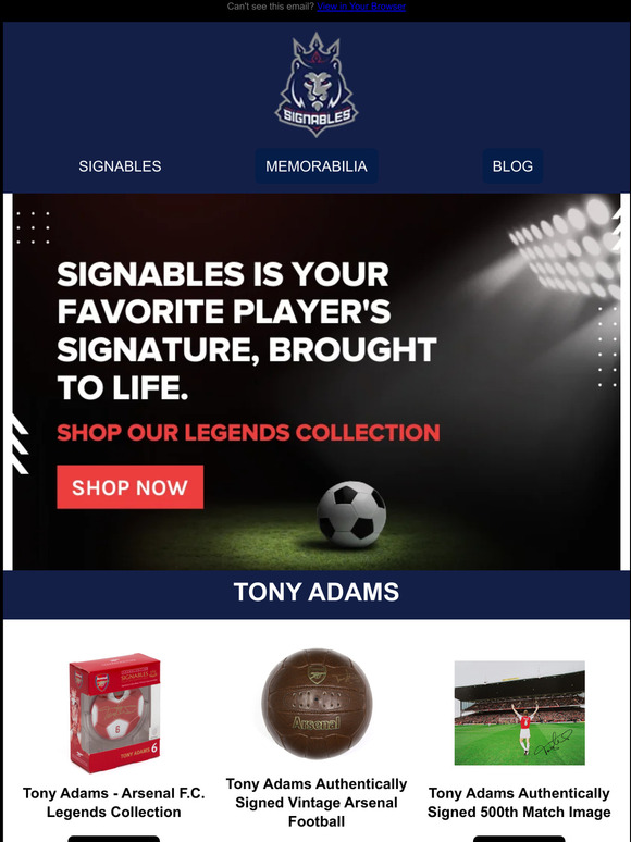 Shop the Legends Collection 🔥⚽