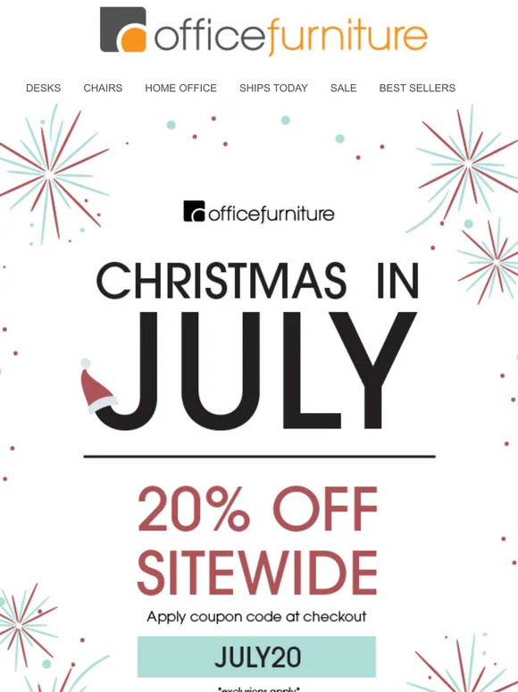 Save 20% During Our Christmas in July Sale! Open For Code >