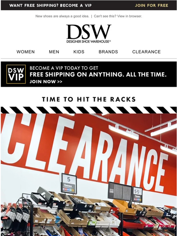 DSW Have you seen what's on clearance now? Milled