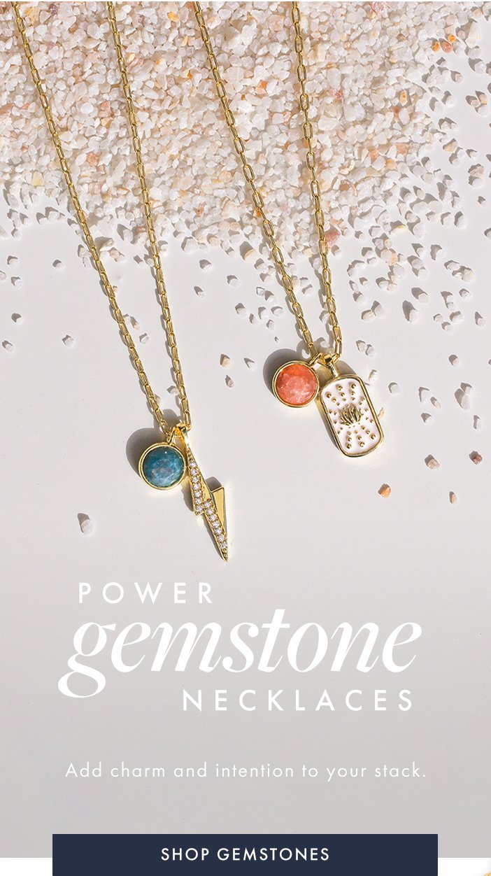power gemstone necklaces