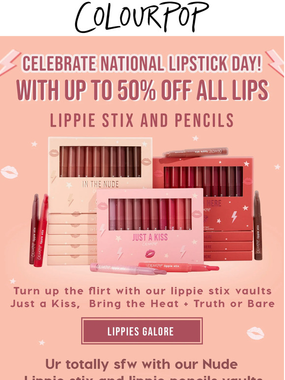 ColourPop Email Newsletters Shop Sales, Discounts, and Coupon Codes