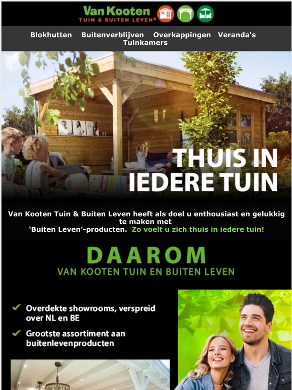 Showrooms boordevol tuininspiratie, van harte welkom!