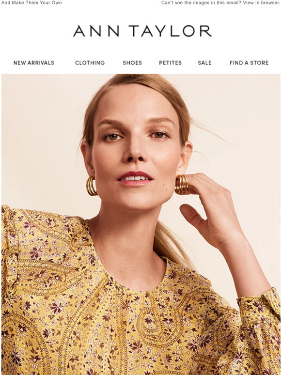 Ann Taylor Email Newsletters Shop Sales, Discounts, and Coupon Codes