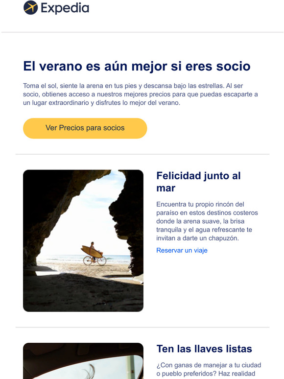 Viaja este verano con las ofertas exclusivas para socios