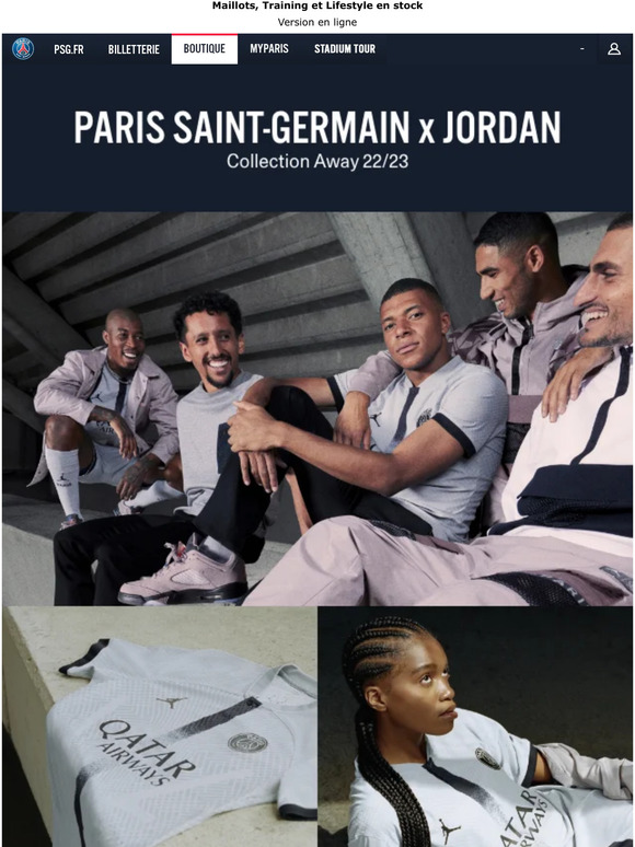 psg x jordan collection