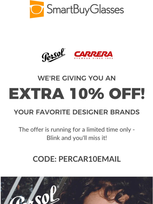Persol & Carrera: Get sporty for less