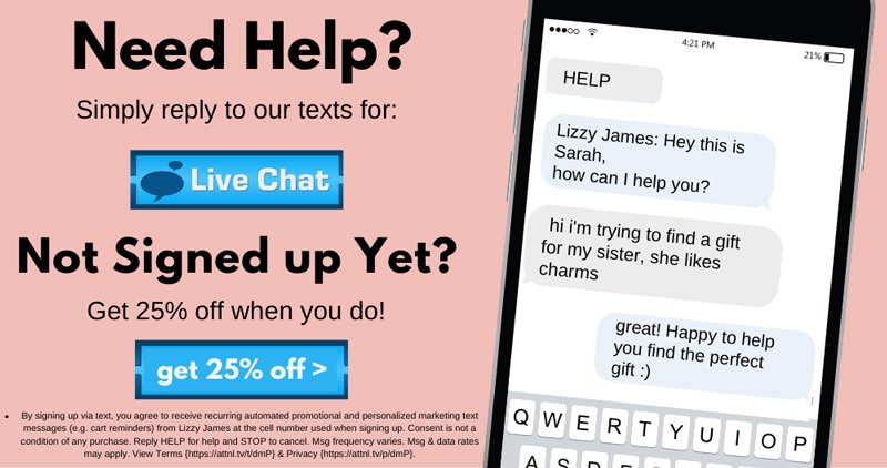 free live chat support and 25% off code