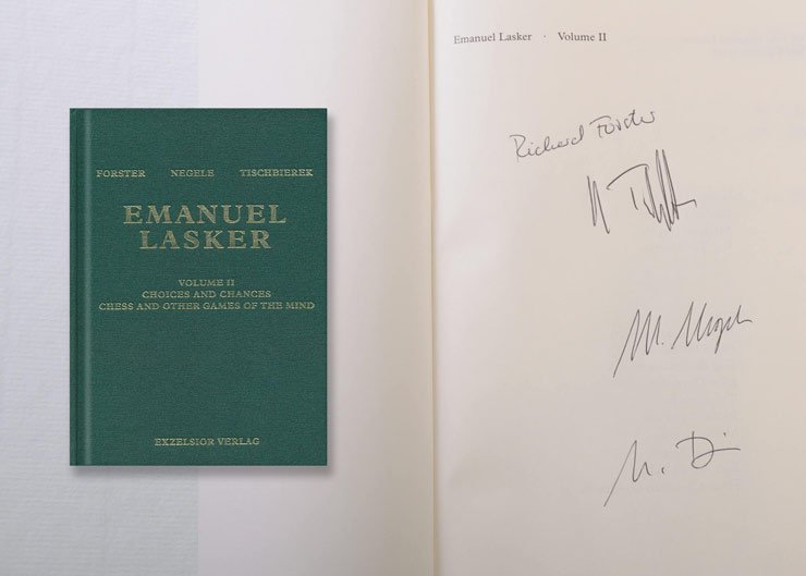 Emanuel Lasker Volume 2 - Signed by Author
