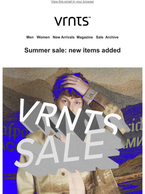 Summer sale: new items added
