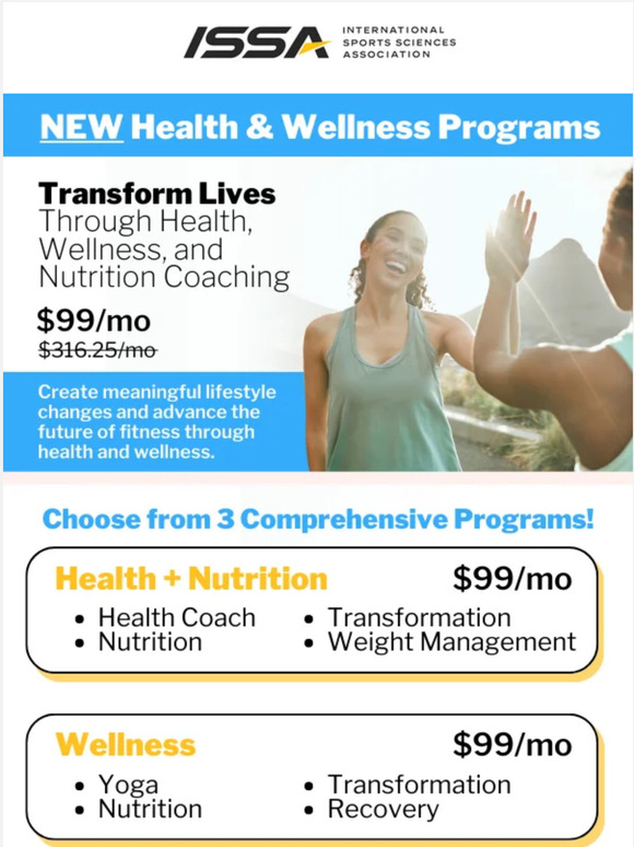 International Sports Sciences Association Inside NEW Health