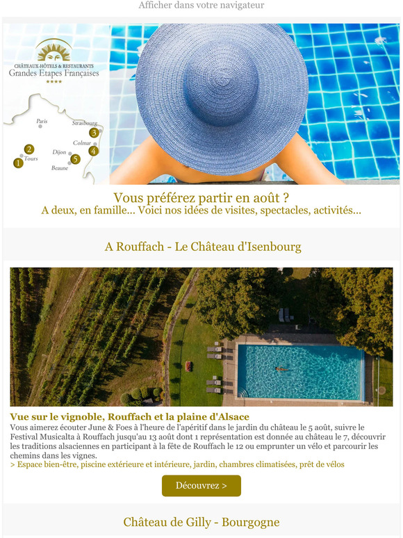 Vous préférez partir en août ? Voici nos idées de visites, spectacles, activités