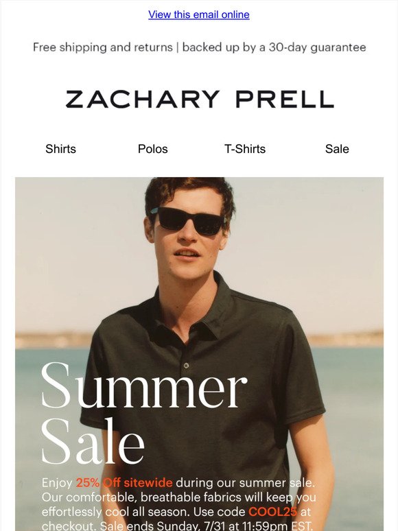 Summer Sale - 25% Off Sitewide!