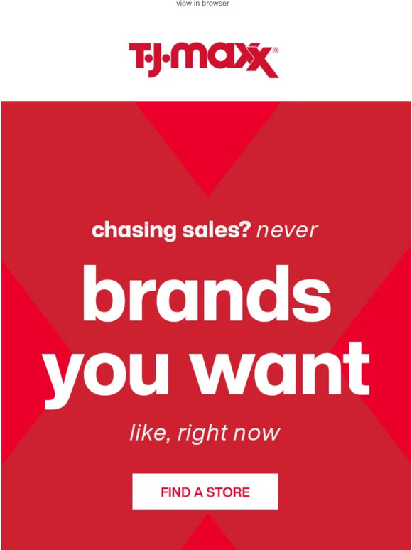 TJ Maxx Meet the EVERYDAY DEALS . Milled