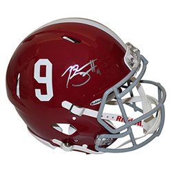 Bryce Young Autographed Alabama Crimson Tide Riddell Speed Authentic Full Size Helmet Signed in Silver - PSA/DNA Authentic
