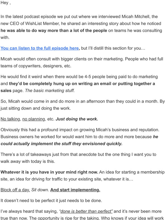 Do more in one afternoon than most people do in a month