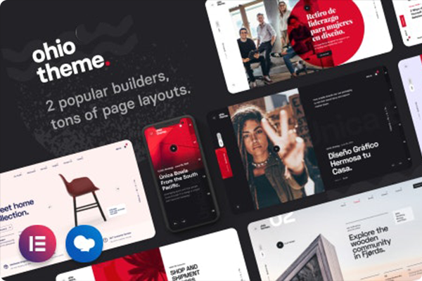 Ohio – Creative Portfolio & Agency WordPress Theme