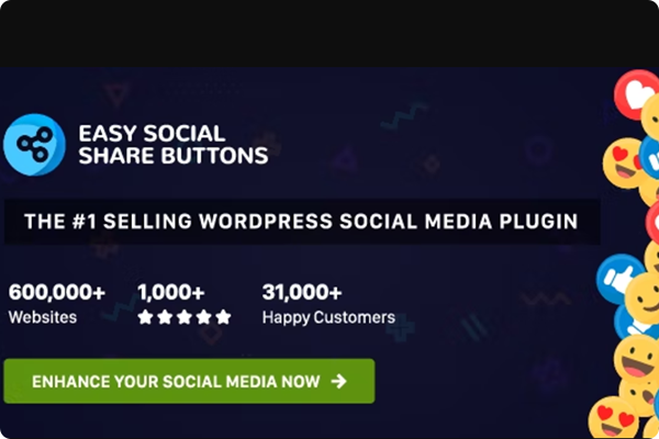 Easy Social Share Buttons for WP
