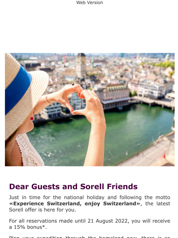 Summer Sale - Schweiz erleben, Schweiz geniessen