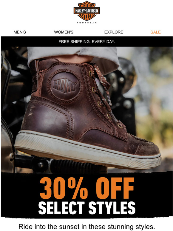 There's still time for 30% off select styles!