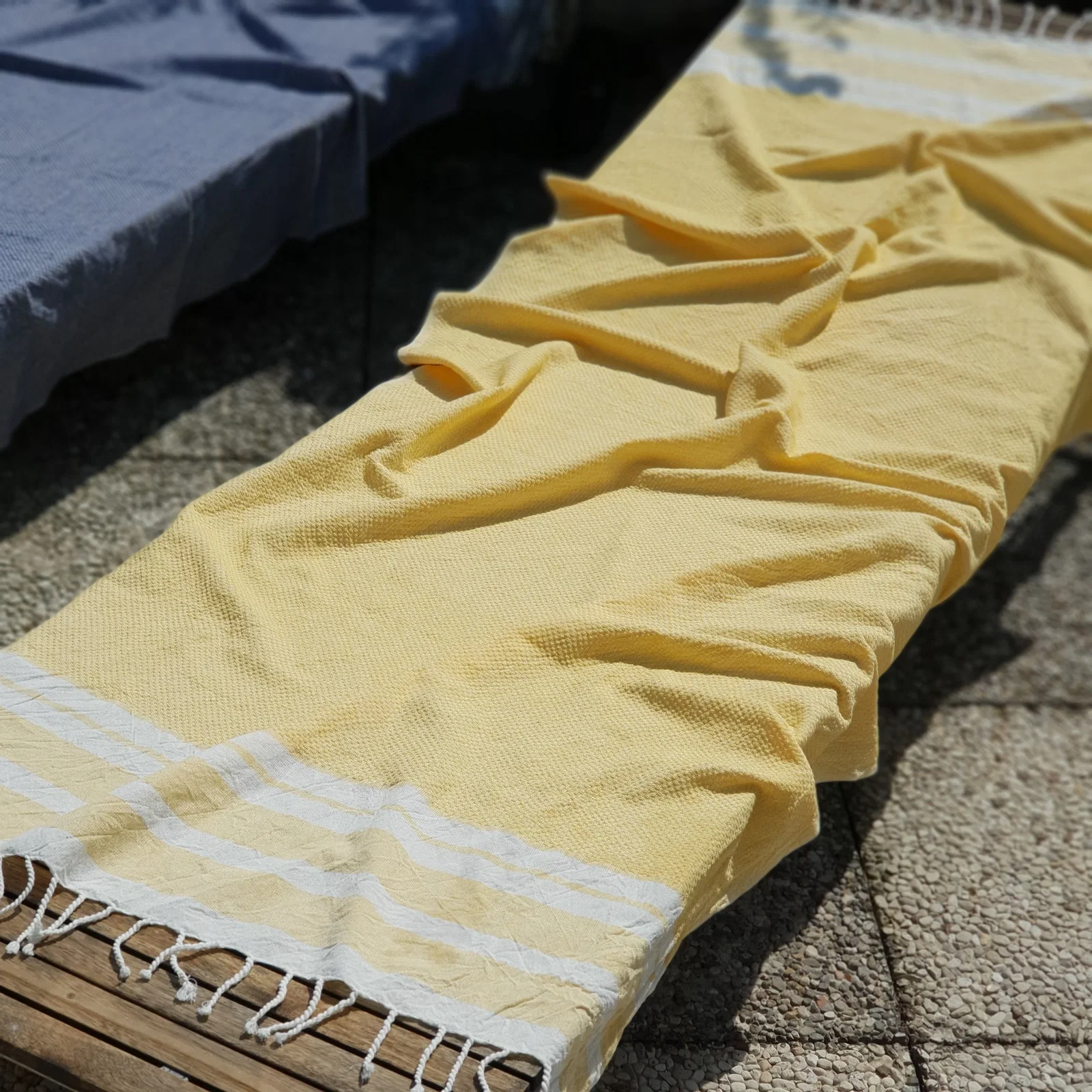Image of Telo Mare Fouta in Puro Cotone Tinta Unita - NewPort