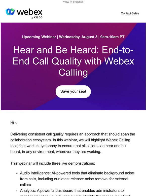 [Webinar] End-to-end call quality in your enterprise