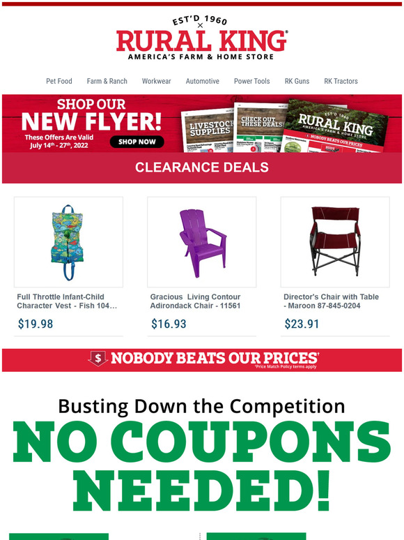 Rural Busting Down the Competition No Coupons Needed! Milled