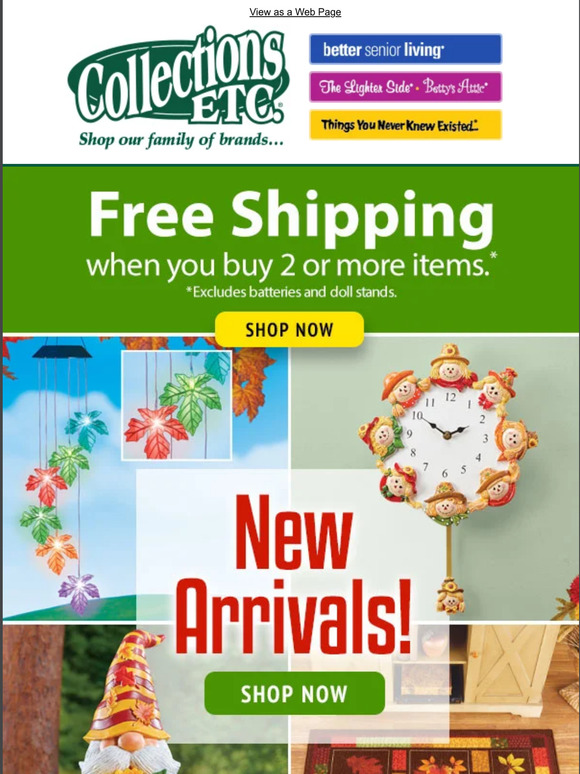 Collections Etc. Have You Seen The New Fall Arrivals? Milled