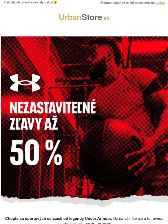 Under Armour \ Zľavy až −50 %