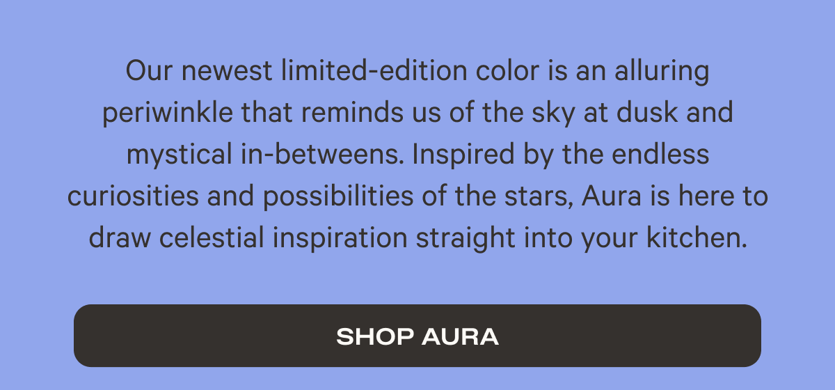 Our Place's New Aura Colorway Will Grace Your Kitchen Like a Periwinkle  Dream