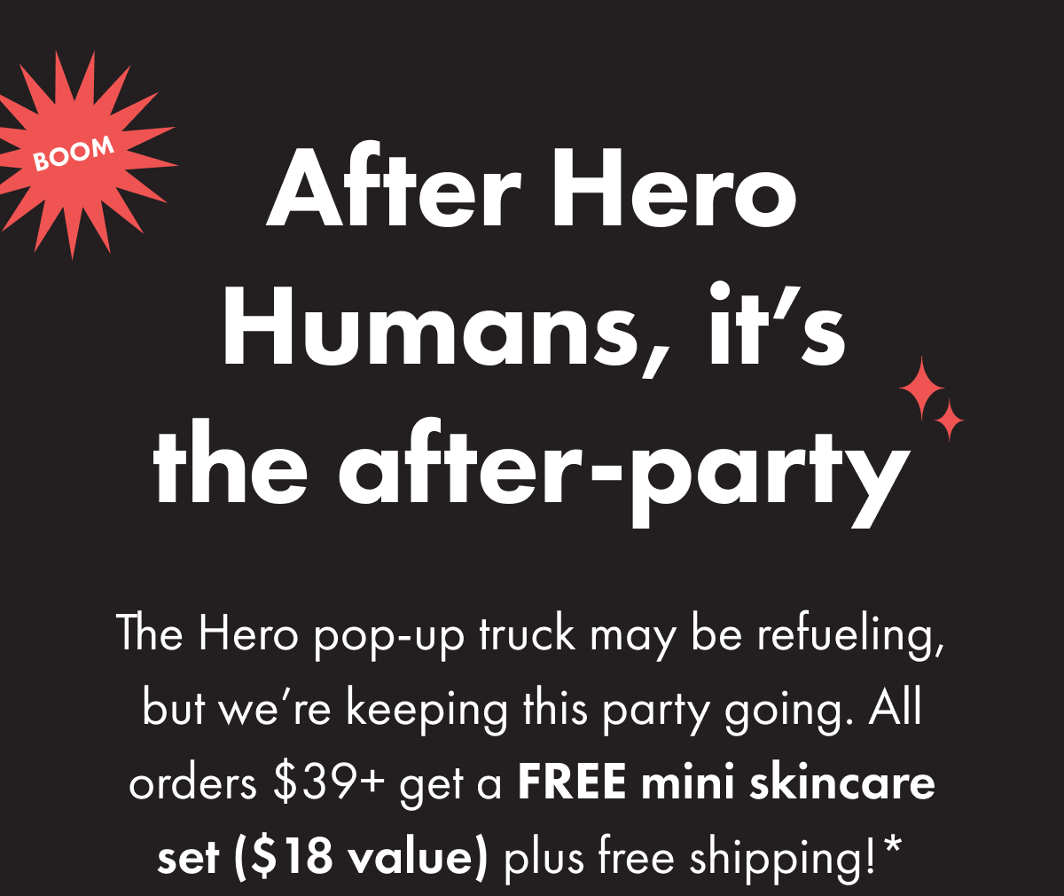 Hero Humans after party information