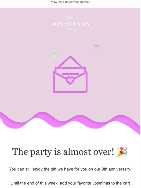 The party is almost over! 🎉