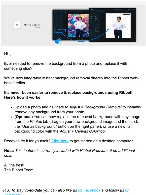 Online Photo Editor  Ribbet Easy Online Image Editing