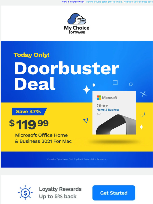 mychoicesoftware 📣 Doorbuster Deal TODAY ONLY! Milled