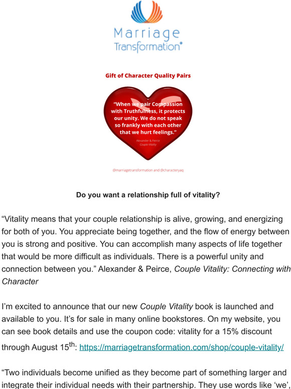 Do you want a relationship full of vitality?