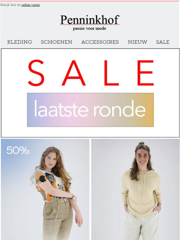 Penninkhofmode NL-BE: NIEUWE MERKEN IN SALE! | Milled