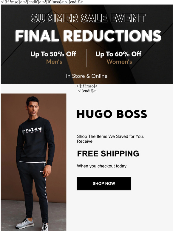 Hugo Boss Email Newsletters Shop Sales, Discounts, and Coupon Codes