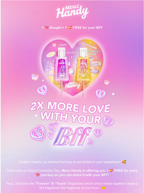 Buy 1 💖 Get 1 💝 Free for your BFF!