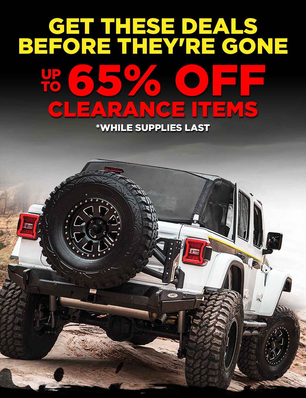 Get These Deals Before They're Gone Up to 65% Off Clearance Items *While Supplies Last