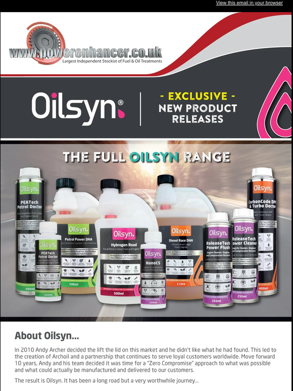 ~ EXCLUSIVE! – New Product Releases from Oilsyn ~
