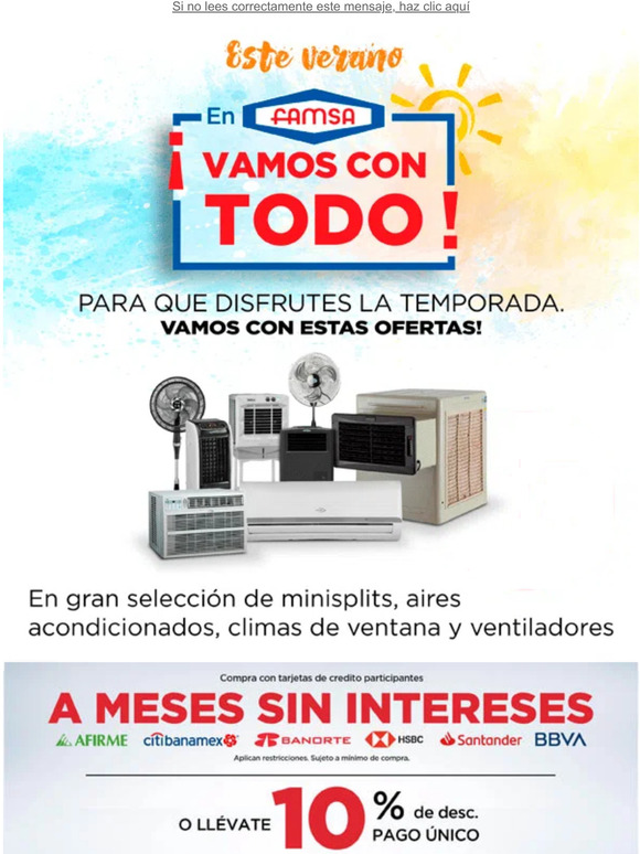 Famsa - Promociones Relámpago / Sólo HOY hasta 30% de descuento en  artículos seleccionados del hogar como: Salas,aires acondicionados y más -  LiquidaZona