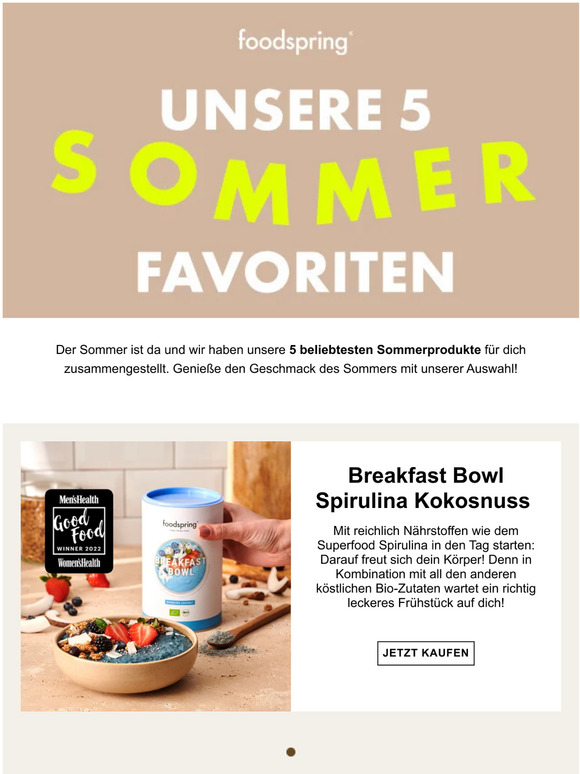 Unsere 5 Sommer Favoriten