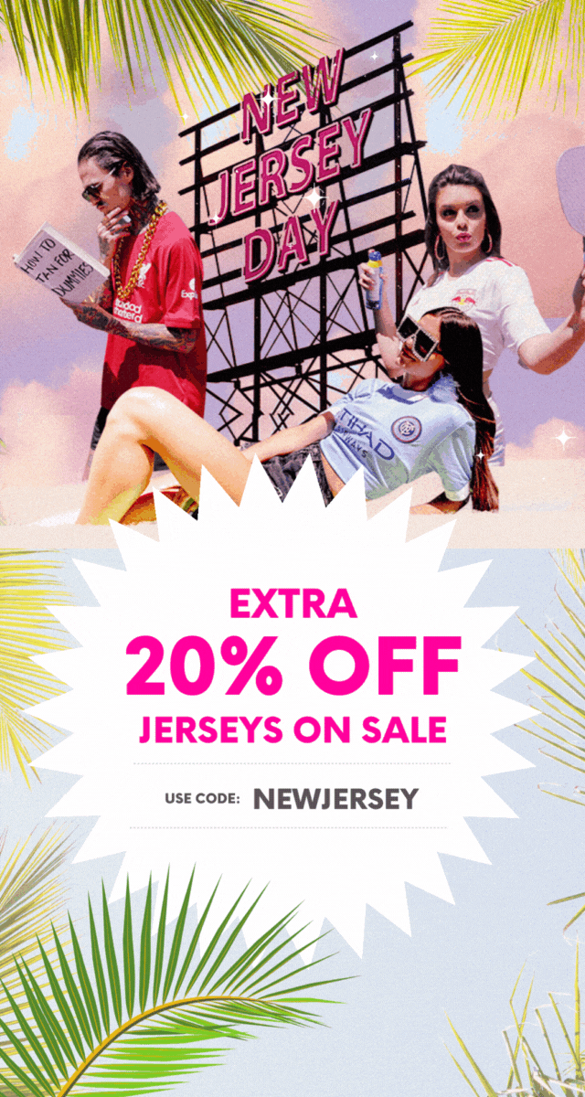 World Soccer Shop The Best New Jerseys for New Jersey Day + 20 Off