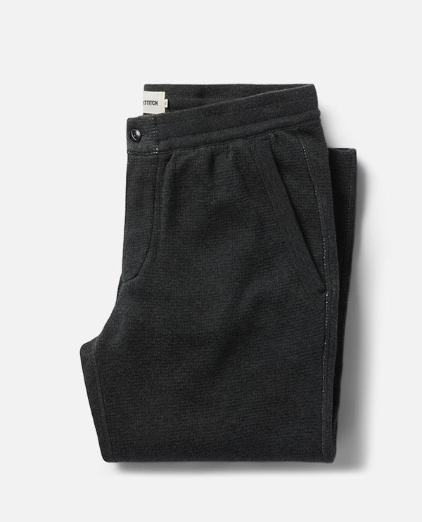 The Weekend Pant in Coal Double Knit