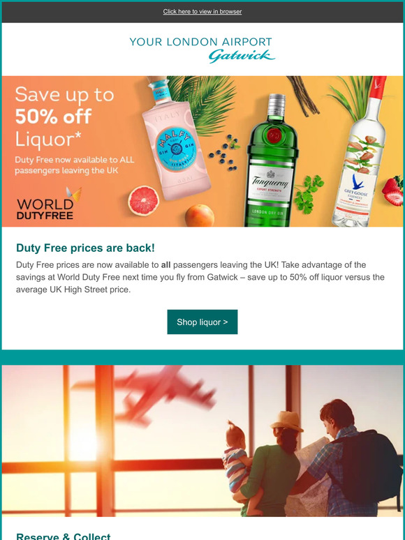 —, Duty Free prices are back!