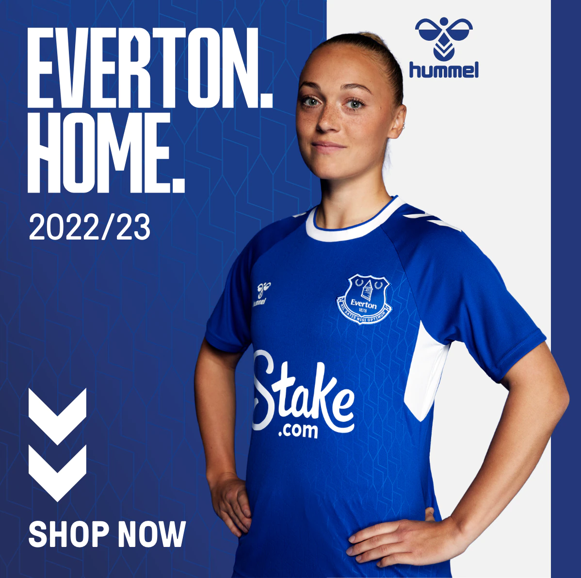 Everton Home Infant Kit 2022-23 with Coleman 23 printing