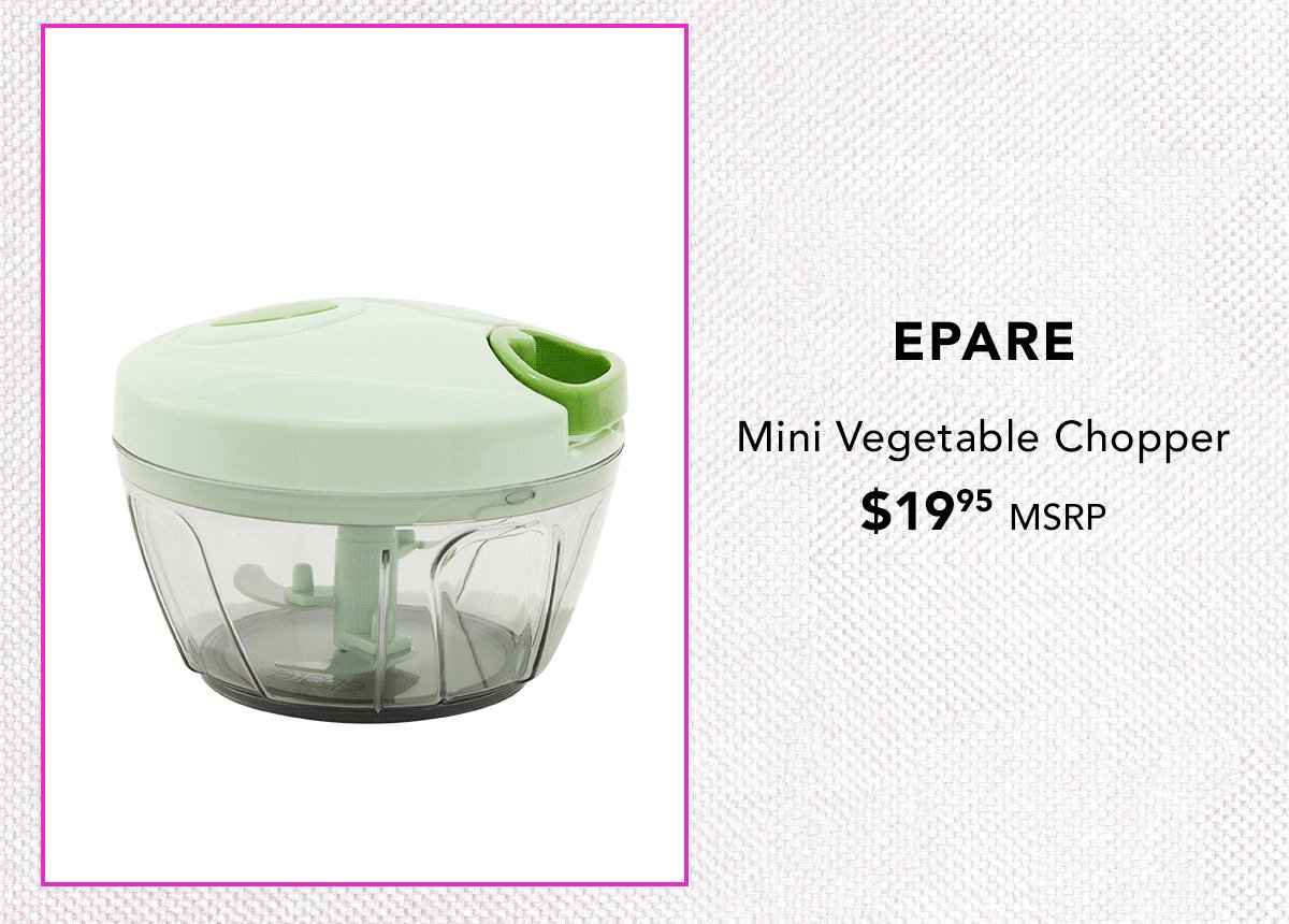 Mini Vegetable Chopper by Epare - FabFitFun