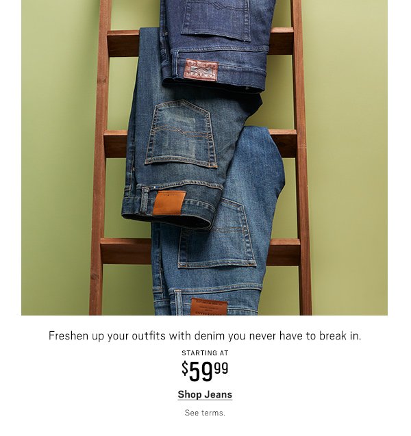 Starting at $59.99 Shop Jeans